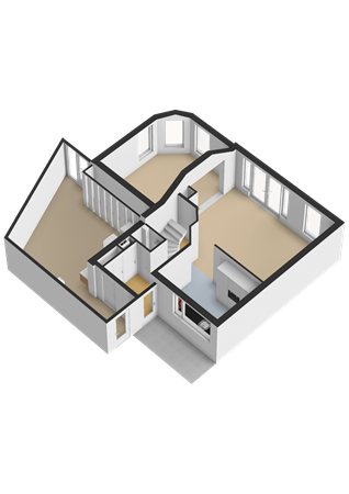 Floorplan - Dopperstraat 187, 3752 JE Bunschoten-Spakenburg